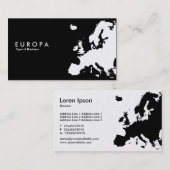 EUROPA v2 - Platin Visitenkarte (Vorne/Hinten)