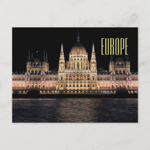 Europa Vintage Reise Tourismus Hinzufügen Postkarte