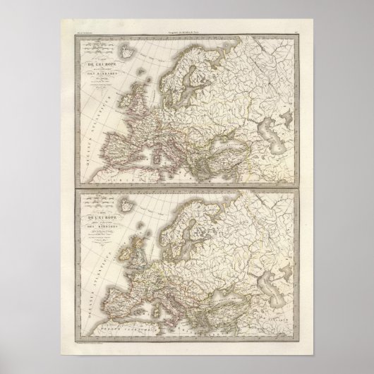 Europa vor barbarischen Invasionen Poster (Vorne)