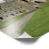 Europa, Wales, Caernarfon. Caernarfon Castle, Fotodruck (Ecke)