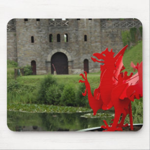 Europa, Wales, Cardiff. Cardiff Castle. Walisisch Mousepad