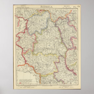 Europa, Weißrussland, Ukraine Poster