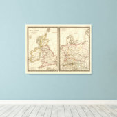 Europa - ZentralEngland Leinwanddruck (Insitu (Holzboden))