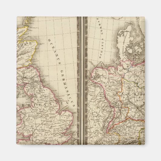 Europa - ZentralEngland Magnet (Vorne)