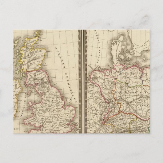 Europa - ZentralEngland Postkarte (Vorderseite)