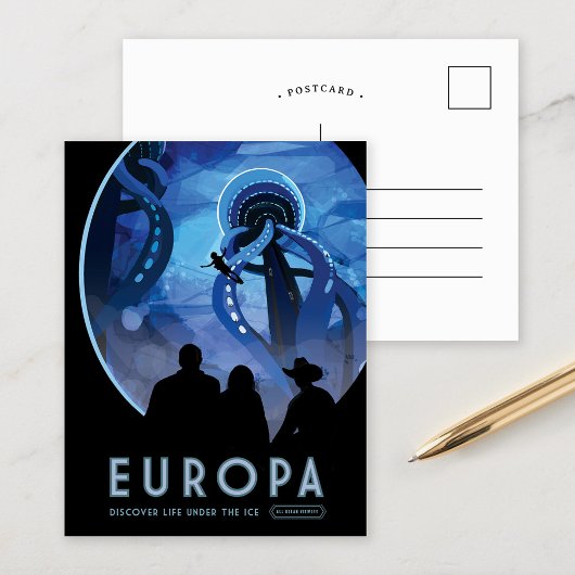 Europa | Zukunftsvisionen der NASA Postkarte