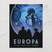 Europa | Zukunftsvisionen der NASA Postkarte (Vorderseite)