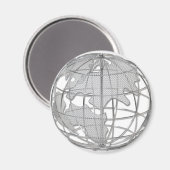 EuropaAfrikaGlobus Magnet (Vorderseite/Rückseite)