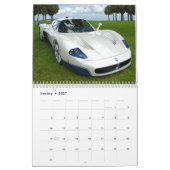 Europäer reitet Auto-Kalender Kalender (Jan 2027)