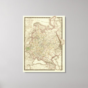Europäer Russland, Polen Leinwanddruck
