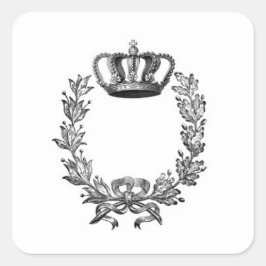 Europäische Aufkleber "Alte Welt" - Kronen/Kranz
