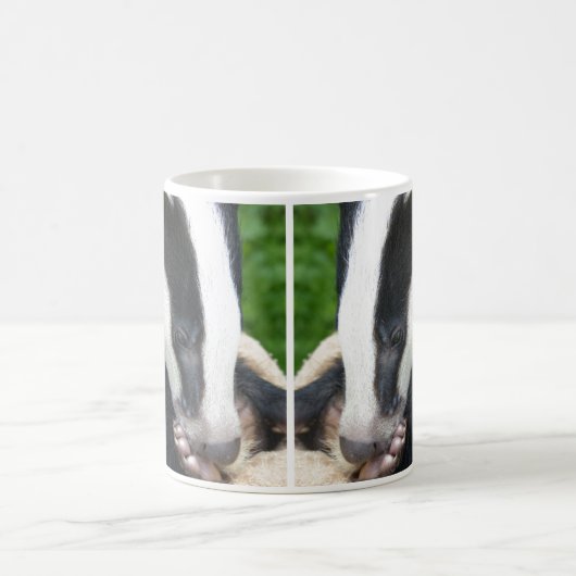 Europäische Badgefecht Kaffeetasse (Mittel)