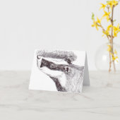 Europäische Badger (a454) Karte (Gelbe Blume)