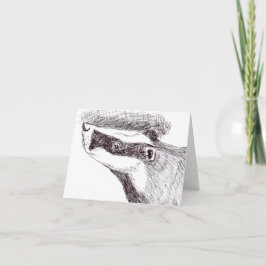 Europäische Badger (a454) Karte