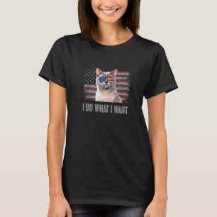 Europäische birmanische Katze Ich tue, was ich Ret T-Shirt