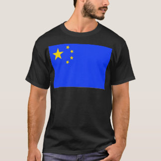 Europäische chinesische Flagge. T-Shirt