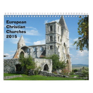Europäische christliche Kirchen 2015 Kalender