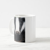 Europäische Dachs-Porträt-Malerei Kaffeetasse (Vorderseite Links)