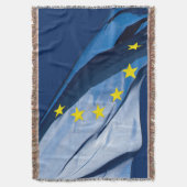 Europäische Flagge Decke (Vorderseite Vertikal)
