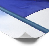 Europäische Flagge (FFA) Poster (Ecke)