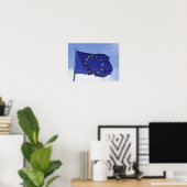 Europäische Flagge (FFA) Poster (Heimbüro)