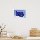 Europäische Flagge (FFA) Poster (Küche)