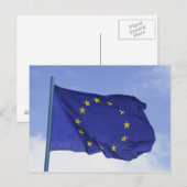 Europäische Flagge (FFA) Postkarte (Vorne/Hinten)