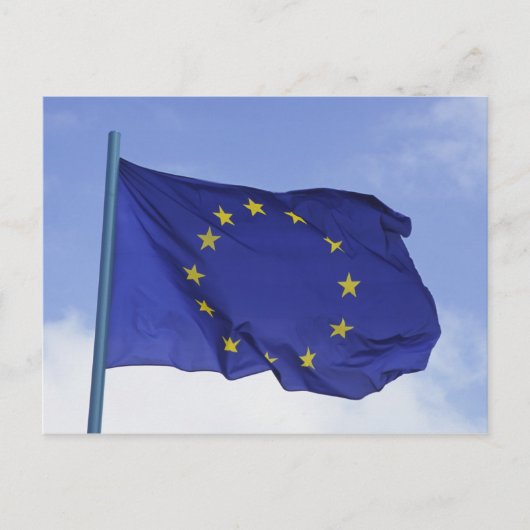 Europäische Flagge (FFA) Postkarte (Vorderseite)