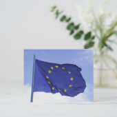 Europäische Flagge (FFA) Postkarte (Stehend Vorderseite)