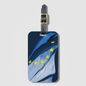 Europäische Flagge Gepäckanhänger (Vorderseite Vertikal)