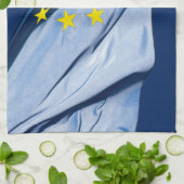 Europäische Flagge Geschirrtuch (Gefaltet)