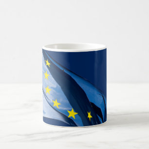 Europäische Flagge Kaffeetasse