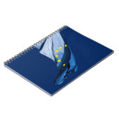 Europäische Flagge Notizblock (Linke Seite)