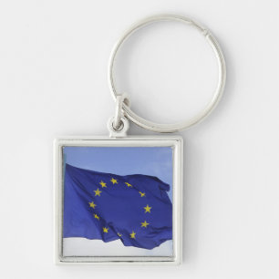 Europäische Flagge (RF) Schlüsselanhänger