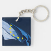 Europäische Flagge Schlüsselanhänger (Rückseite)
