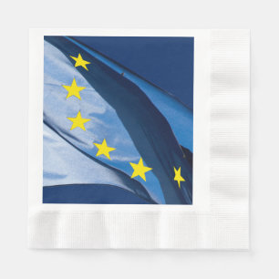Europäische Flagge Serviette