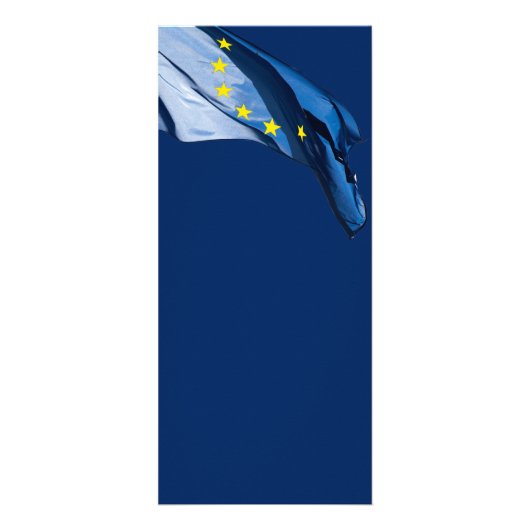 Europäische Flagge Werbekarte (Vorne)