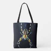 Europäische Gartenspinne Tasche (Rückseite)