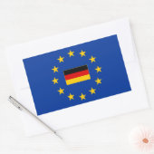 Europäische Gewerkschaft Deutschland Rechteck-Aufk Rechteckiger Aufkleber (Umschlag)