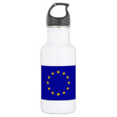Europäische Gewerkschaft Edelstahlflasche (Vorderseite)