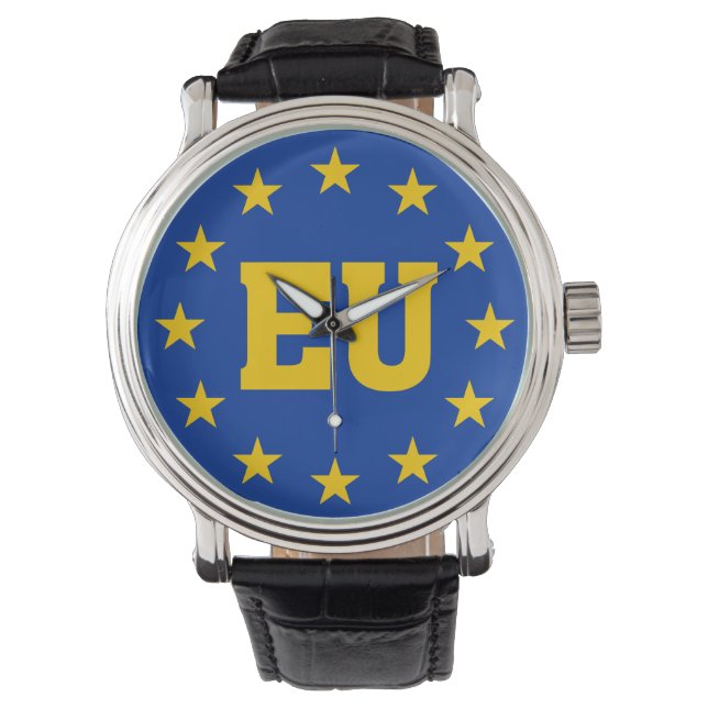 Europäische Gewerkschaft, EU Armbanduhr (Vorderseite)