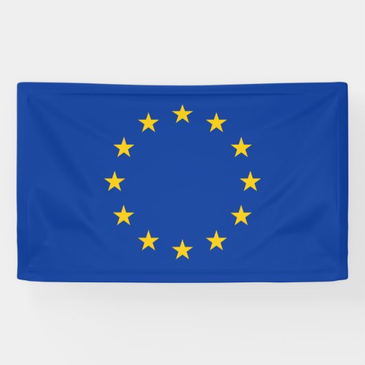 Europäische Gewerkschaft (EU) (Europa) Banner (Horizontal)