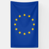 Europäische Gewerkschaft (EU) (Europa) Banner (Vertikal)
