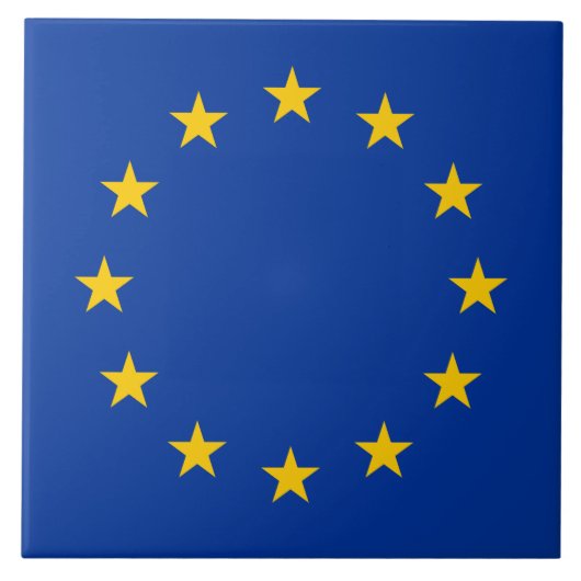 Europäische Gewerkschaft (EU) (Europa) Fliese (Vorderseite)