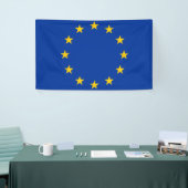 Europäische Gewerkschaft EU-Flagge Banner (Messeveranstaltung)
