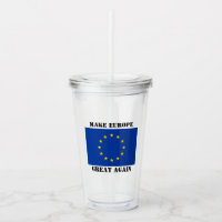 Europäische Gewerkschaft EU-Flagge Euro-Stolz-Brau