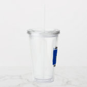 Europäische Gewerkschaft EU-Flagge Euro-Stolz-Brau Acryltrinkbecher (Rechts)