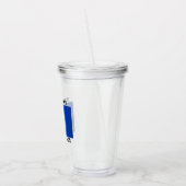 Europäische Gewerkschaft EU-Flagge Euro-Stolz-Brau Acryltrinkbecher (Links)