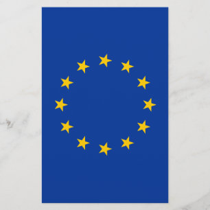 Europäische Gewerkschaft EU-Flagge Flyer