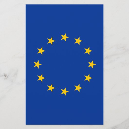 Europäische Gewerkschaft EU-Flagge Flyer (Vorne)